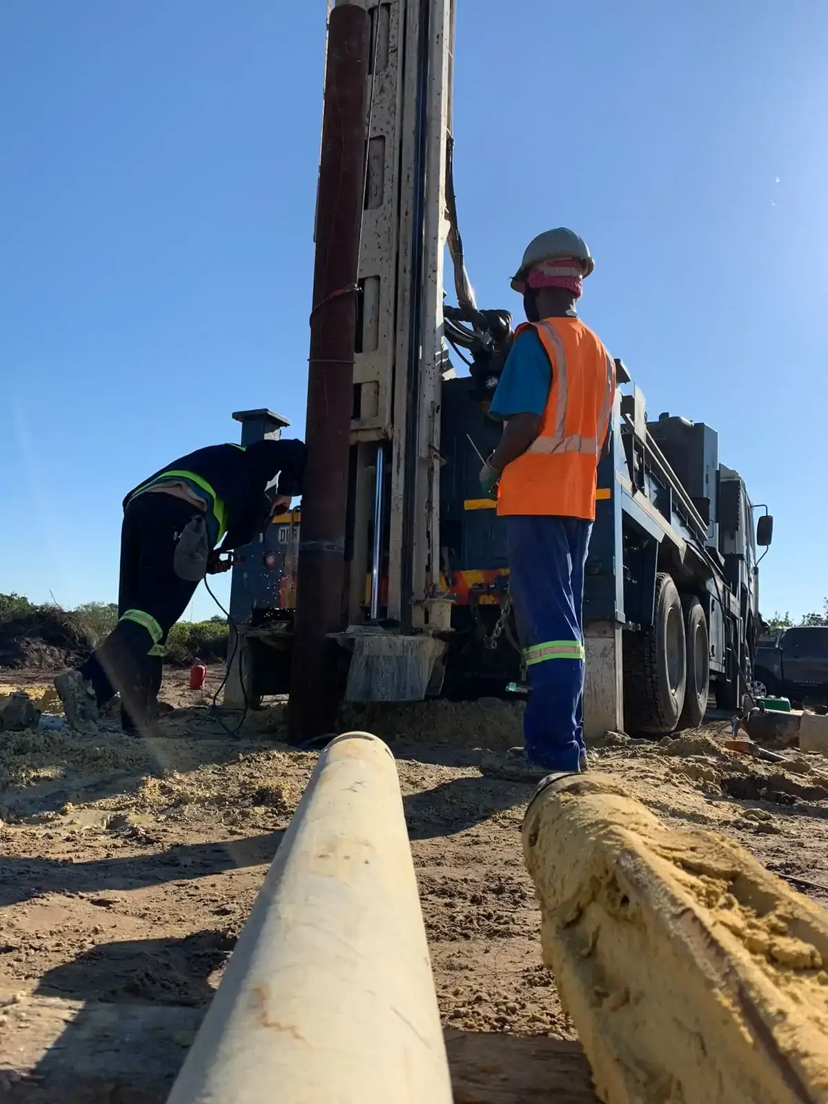 Borehole Drilling PE Close-Up 7